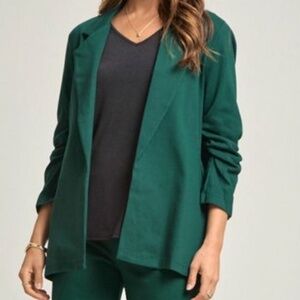 Dear Scarlett Women's Dark Green Blazer